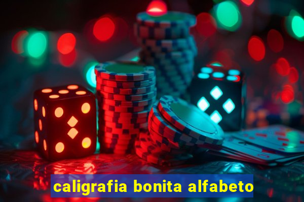 caligrafia bonita alfabeto